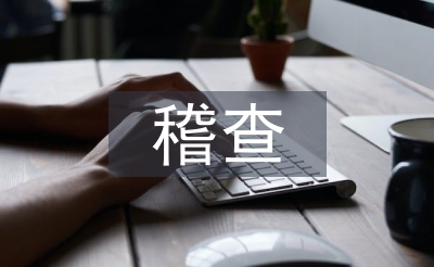 稽查匯報(bào)材料