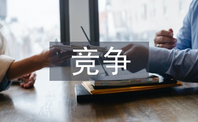 競爭調(diào)查報告